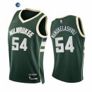 Camisetas NBA de Milwaukee Bucks Sandro Mamukelashvili 75th Season Diamante Verde Icon 2021-22
