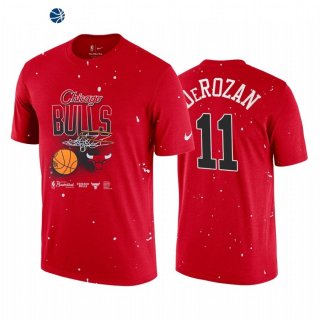 T Shirt NBA Chicago Bulls NO.11 DeMar DeRozan Rojo 2022
