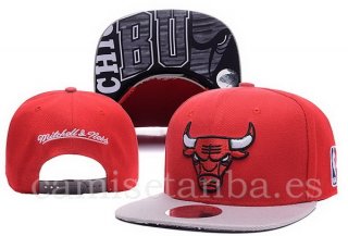 Snapbacks Caps NBA De Chicago Bulls Rojo Gris Negro