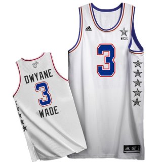 Camisetas NBA de Dwyane Wade All Star 2015 Blanco