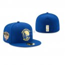 Snapbacks Caps NBA De Finals Golden State Warriors Azul 02
