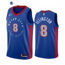 Camiseta NBA de Wayne Ellington Detroit Pistons Nike Azul Ciudad 2020-21