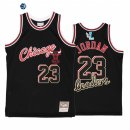 Camisetas NBA Chicago Bulls NO.23 Michael Jordan Negro Hardwood Classics 2022
