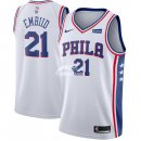 Camiseta NBA Ninos Philadelphia Sixers Joel Embiid Blanco 17/18