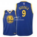 Camisetas de NBA Ninos Golden State Warriors Andre Iguodala Azul Icon 2018