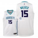 Camiseta NBA Ninos Charlotte Hornets Kemba Walker Blanco Association 2018