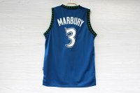 Camisetas NBA de Retro Stephon Marbury Minnesota Timberwolves Azul