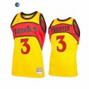 Camisetas NBA Atlanta Hawks Kevin Huerter Amarillo Throwback 2021