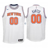 Camisetas de NBA Ninos New York Knicks Enes Kanter Blanco Statement 2018