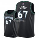 Camisetas NBA de Taj Gibson Minnesota Timberwolves Retro Negro 2018