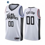 Camisetas NBA Los Angeles Clippers Personalizada Blanco Ciudad 2019-20