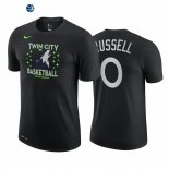T-Shirt NBA Minnesota Timberwolves D'Angelo Russell Story Negro Ciudad 2020-21