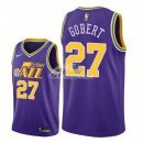 Camisetas NBA de Rudy Gobert Utah Jazz Retro Púrpura 2018