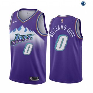 Camisetas NBA Utah Jazz Nigel Williams-Goss Púrpural Hardwood Classics 19/20
