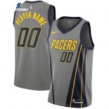 Camisetas NBA Indiana Pacers Personalizada Gris Ciudad 2019-20