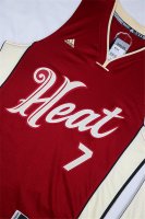 Camisetas NBA Miami Heat 2015 Navidad Dragic Rojo