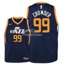 Camisetas de NBA Ninos Utah Jazz Jae Crowder Marino Icon 2018