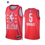 Camisetas NBA 2022 All Star NO.5 Dejounte Murray Rojo