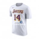 Camisetas NBA de Manga Corta Brandon Ingram Los Angeles Lakers Blanco Association 2018