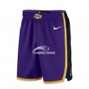 Pantalon NBA de Los Angeles Lakers Púrpura 18/19