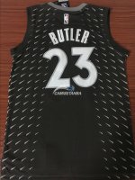 Camisetas NBA de Jimmy Butler Minnesota Timberwolves Nike Gris Ciudad 17/18