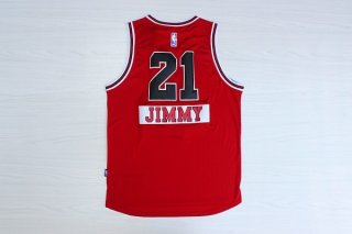 Camisetas NBA Chicago Bulls 2014 Navidad Jimmy Rojo