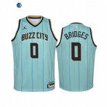 Camiseta NBA Ninos Charlotte Hornets Miles Bridges Verde Ciudad 2020-21