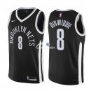 Camisetas NBA de Spencer Dinwiddie Brooklyn Nets Nike Negro Ciudad 17/18