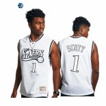 Camisetas NBA Philalphia 76ers Mike Scott Blanco Hardwood Classics 2021