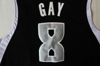 Camisetas NBA de Rudy Gay Sacramento Kings Negro