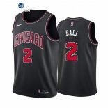 Camisetas NBA de Chicago Bulls Lonzo Ball Nike Negro Statement 2021-22