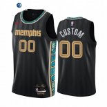 Camisetas NBA Memphis Grizzlies Personalizada Negro Ciudad 2020-21