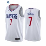 Camiseta NBA de Los Angeles Clippers Rajon Rondo Blanco Association 2021