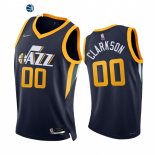 Camisetas NBA de Utah Jazz Jordan Clarkson 75th Season Diamante Marino Icon 2021-22