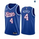 Camisetas NBA Sacramento Kings Chris Webber Azul Throwback