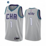 Camiseta NBA de Malik Monk Charlotte Hornets Negro Ciudad 2019-20
