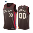 Camisetas NBA Portland Trail Blazers Personalizada Negro Ciudad 2020-21