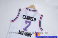 Camisetas NBA de Carmelo Anthony All Star 2015 Blanco