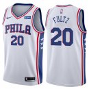 Camisetas NBA de Markelle Fultz Philadelphia 76ers Blanco 17/18