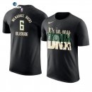 T- Shirt NBA Milwaukee Bucks Eric Bledsoe Negro