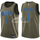 Camisetas NBA Salute To Servicio Orlando Magic Penny Hardaway Nike Ejercito Verde 2018