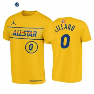 T-Shirt NBA 2021 All Star Damian Lillard Oro