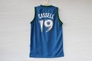 Camisetas NBA de Retro Sam Cassell Minnesota Timberwolves Azul