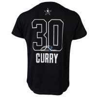Camisetas NBA de Manga Corta Stephen Curry All Star 2018 Negro