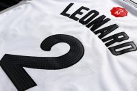 Camisetas NBA San Antonio Spurs 2015 Navidad Leonard Blanco