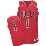 Camisetas NBA de Derrick Rose Chicago Bulls Rev30 Rojo