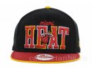 Snapbacks Caps NBA De Miami Heat Negro Rojo-4
