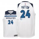 Camisetas de NBA Ninos Minnesota Timberwolves Justin Patton Blanco Association 2018