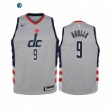 Camiseta NBA Ninos Washington Wizards Deni Avdija Gris Ciudad 2020-21