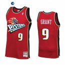 Camisetas NBA Detroit Pistons Jerami Grant Rojo Throwback 2021